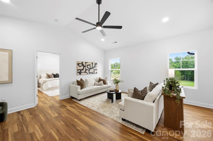Furnished interior view inside a new home in , Connelly Springs (Image 7).