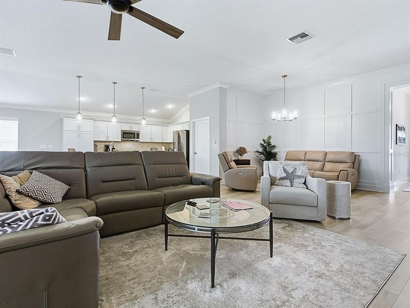 Furnished interior view inside a new home in , The Villages (Image 42). Furnished interior view inside a new home in , The Villages (Image 42).