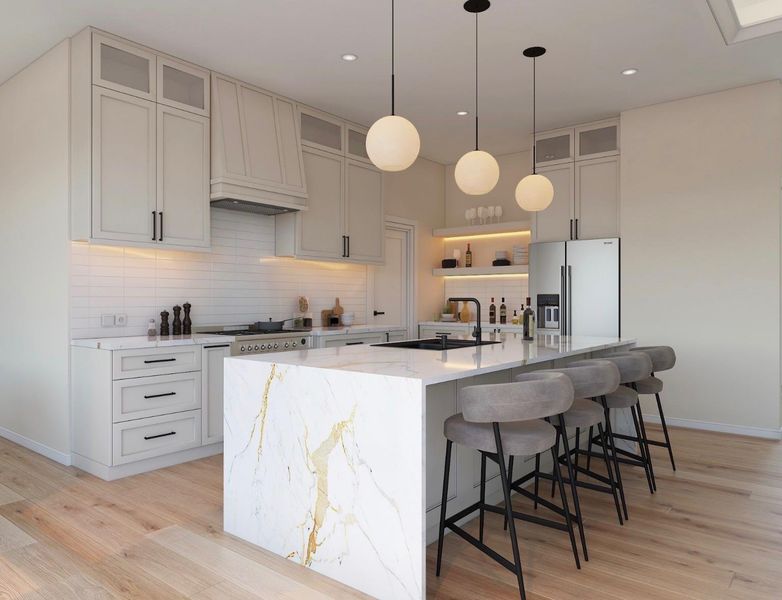Furnished interior view inside a new home in , Houston (Image 5).