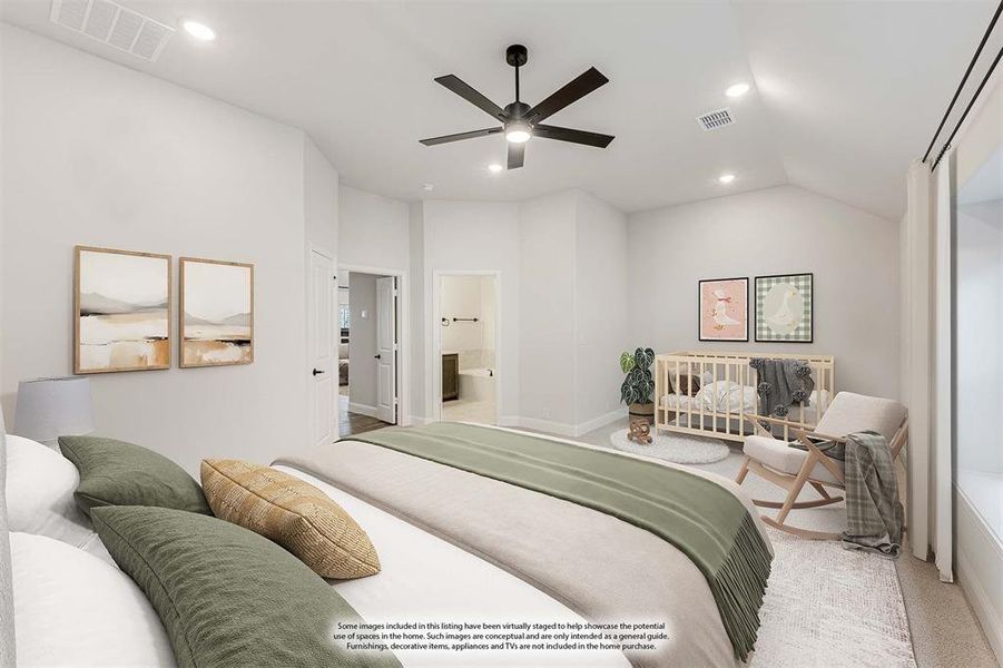 Furnished interior view inside a new home in Silo Mills, Joshua (Image 8).