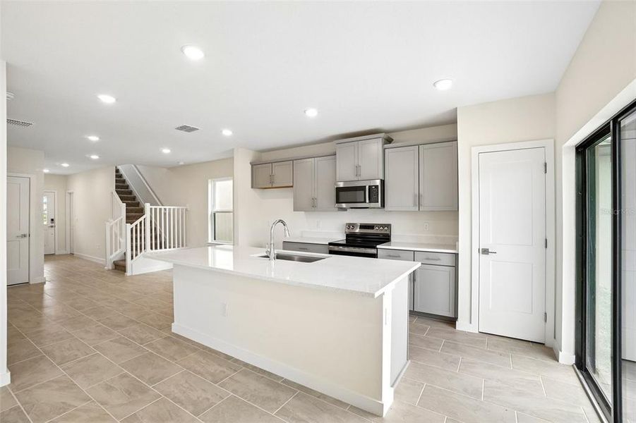 Furnished interior view inside a new home in Grasslands West, Lakeland (Image 8).
