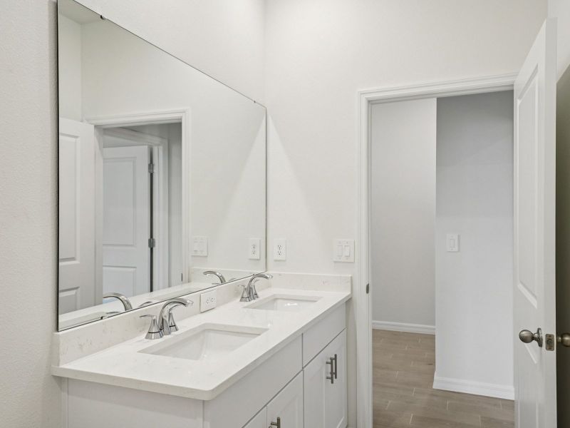 Furnished interior view inside a new home in Two Rivers - Classic Series, Zephyrhills (Image 8).