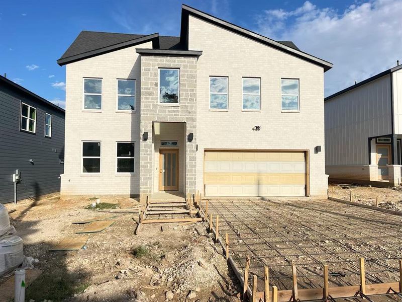 In-progress construction of a new home in , Dallas, TX (Image 4).