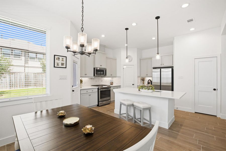 Furnished interior view inside a new home in , Cypress (Image 15).