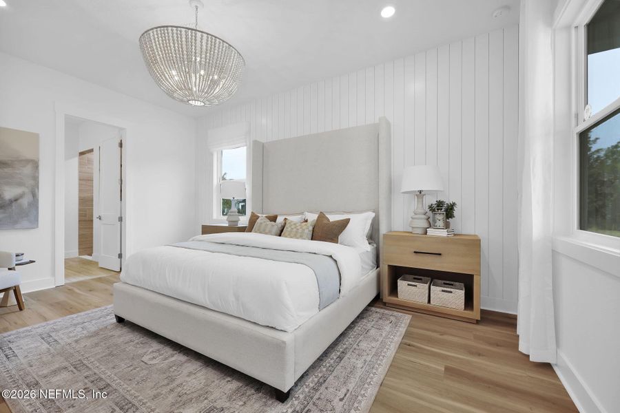 Furnished interior view inside a new home in Terrapin Creek, Jacksonville (Image 11).