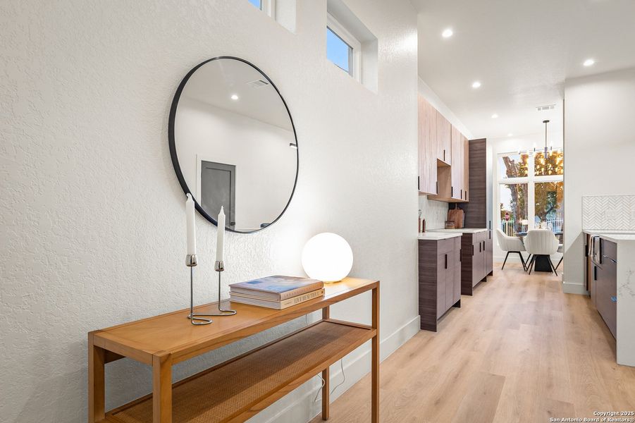 Furnished interior view inside a new home in , San Antonio (Image 9). Furnished interior view inside a new home in , San Antonio (Image 9).