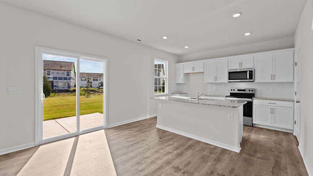 Representative furnished interior of a home built from the PENWELL by D.R. Horton in Ridgewood Farms, Winterville (Image 5). Representative furnished interior of a home built from the PENWELL by D.R. Horton in Ridgewood Farms, Winterville (Image 5).