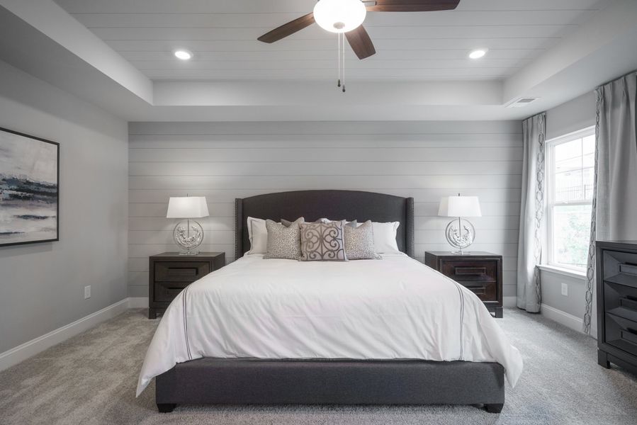 Representative furnished interior of a home built from the The Kensington A by Cothran Homes in Reidville Town Center, Reidville (Image 7).