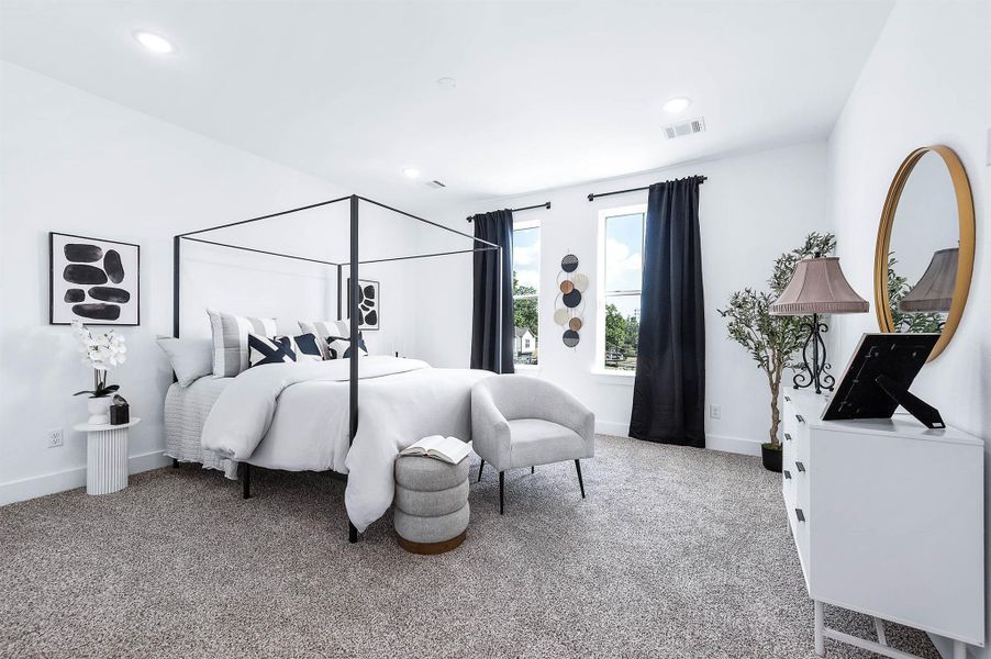 Furnished interior view inside a new home in , Houston (Image 16).