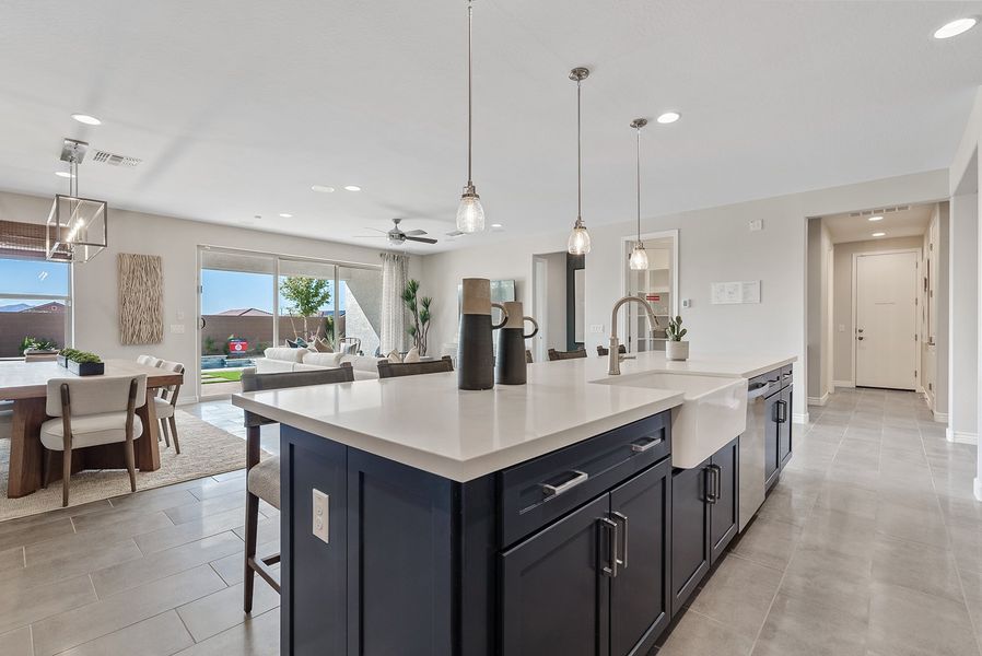 Furnished interior view inside a new home in Artisan at Asante, Surprise (Image 12).