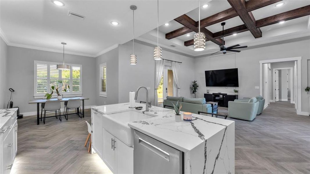 Furnished interior view inside a new home in , Winter Haven (Image 18).