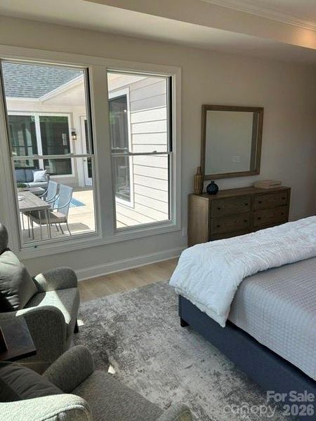 Furnished interior view inside a new home in The Courtyards at Hodges Farm, Charlotte (Image 7).