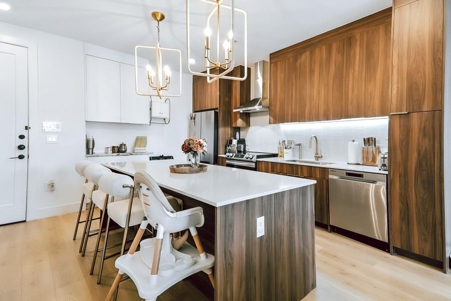 Furnished interior view inside a new home in Parkside at Mueller, Austin (Image 8).