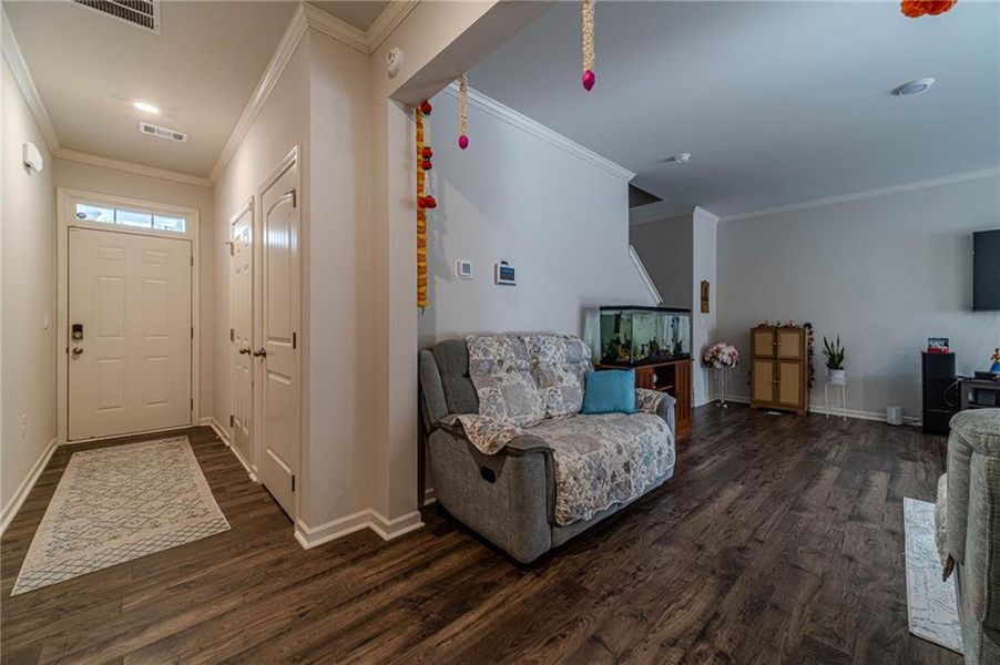 Furnished interior view inside a new home in , Buford (Image 5). Furnished interior view inside a new home in , Buford (Image 5).
