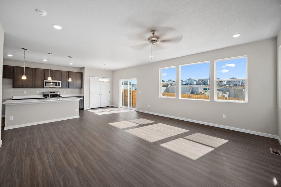 Spacious, unfurnished interior of a new home in Ridge at Lorson Ranch, Colorado Springs (Image 16). Spacious, unfurnished interior of a new home in Ridge at Lorson Ranch, Colorado Springs (Image 16).
