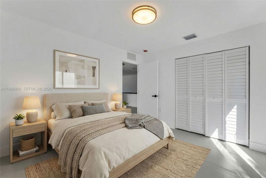 Furnished interior view inside a new home in , Miami (Image 6).