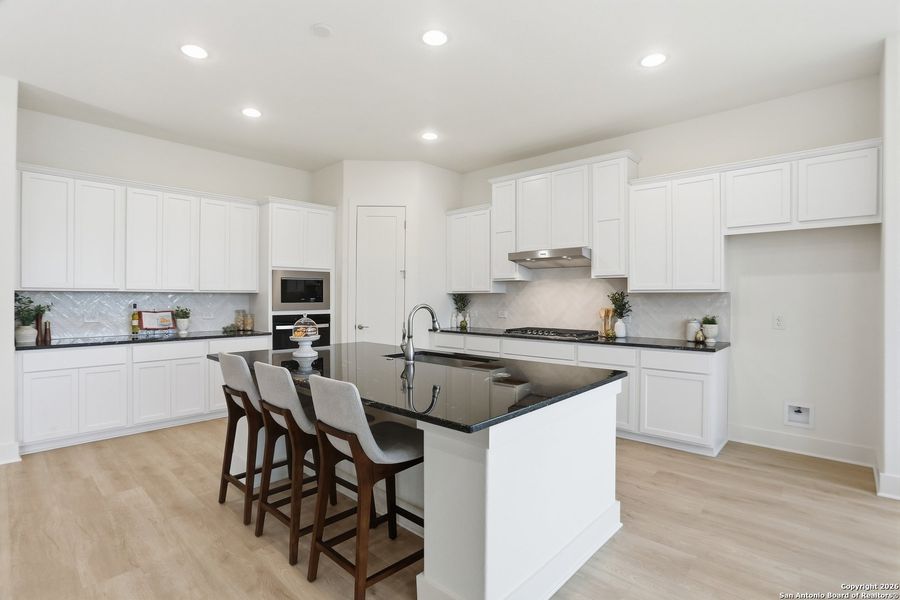 Furnished interior view inside a new home in Kinder Ranch - 70', San Antonio (Image 18).