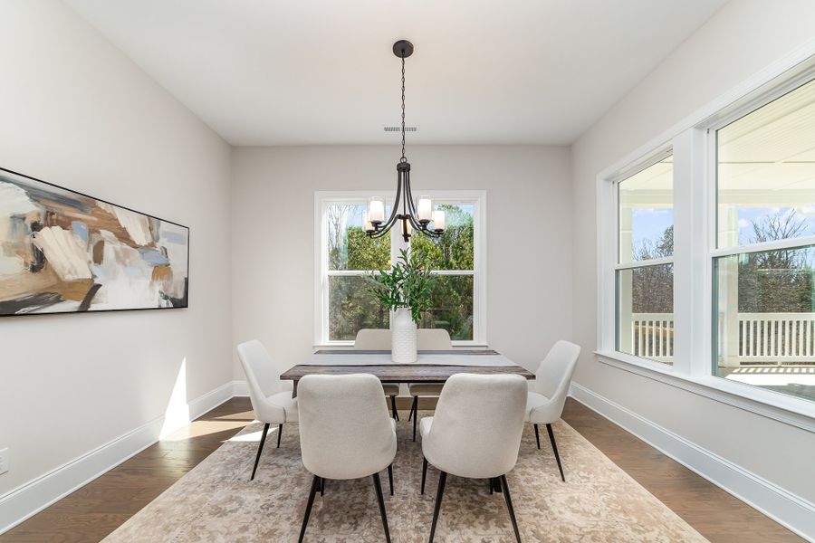 Representative furnished interior of a home built from the Madison by Greybrook Homes in Harbor Watch, Statesville (Image 13).