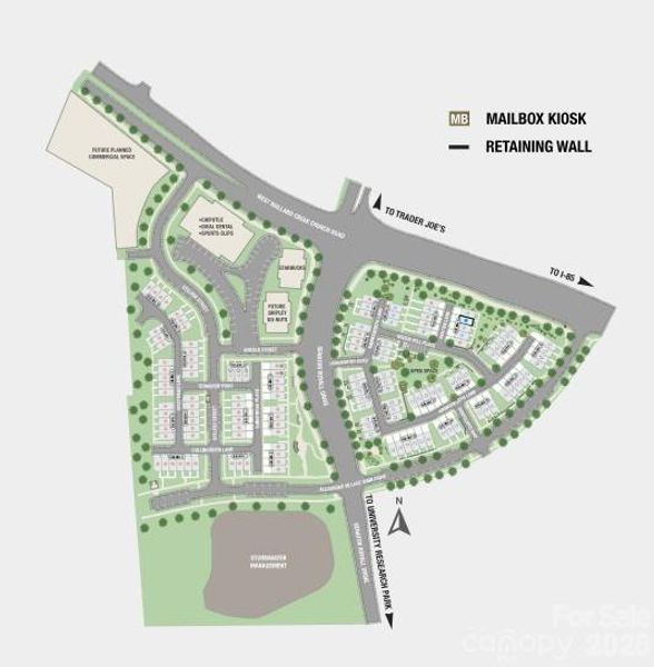 Senata at Research Park Site Map