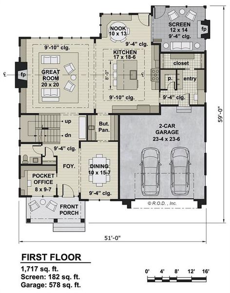 2D floor plan layout of this home in , Marietta, GA (Image 4).