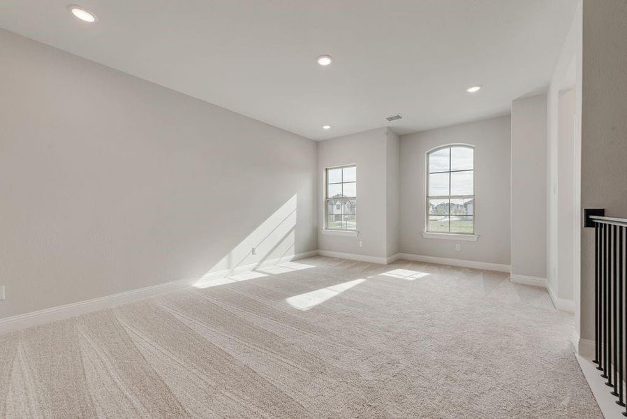 Spacious, unfurnished interior of a new home in Villages of Creekwood, Frisco (Image 39). Spacious, unfurnished interior of a new home in Villages of Creekwood, Frisco (Image 39).