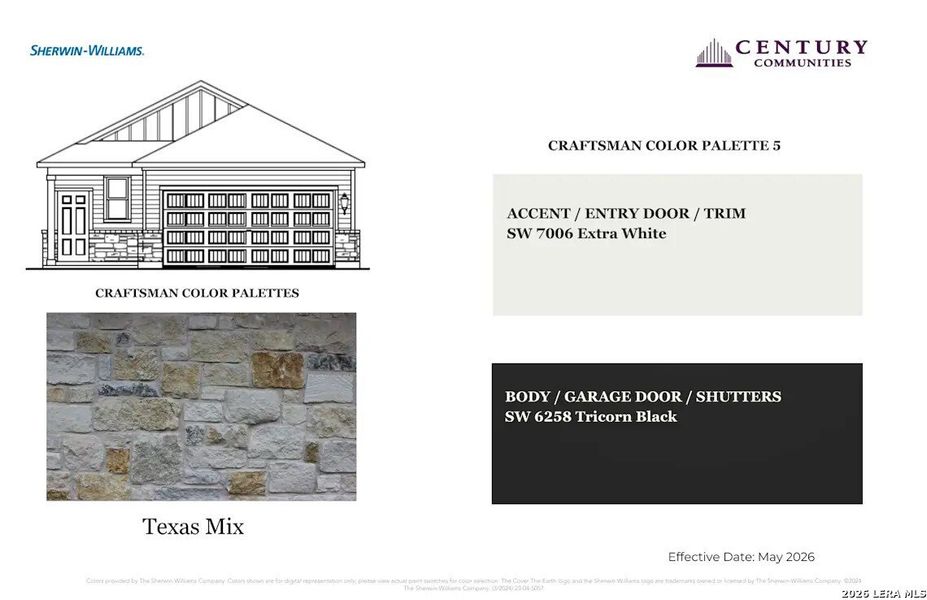 Sample of building materials used in homes in Park Place, New Braunfels (Image 30).