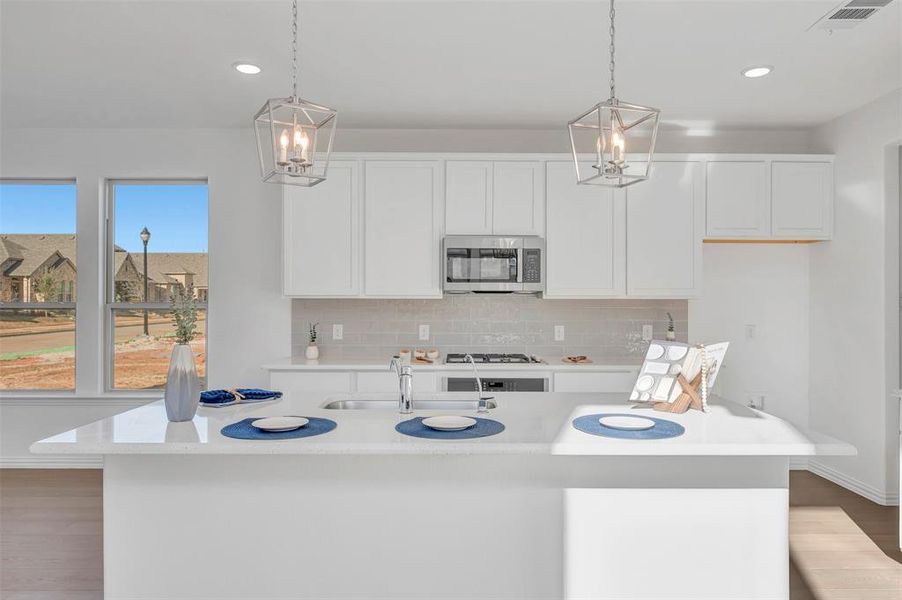 Furnished interior view inside a new home in Tarrytown, Crowley (Image 10).