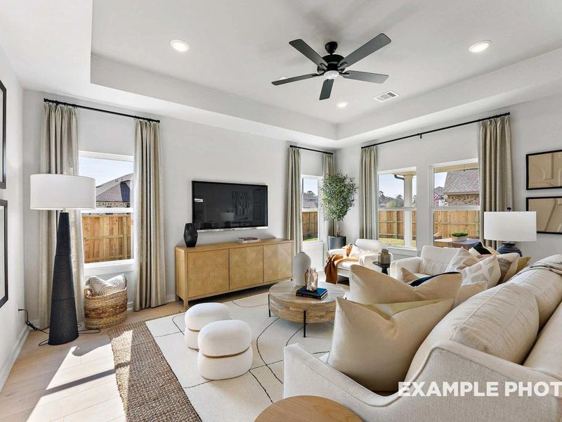 Representative furnished interior of a home built from the The Everett C, 3-Car Garage by Davidson Homes LLC in River Ranch Meadows, Dayton (Image 10). Representative furnished interior of a home built from the The Everett C, 3-Car Garage by Davidson Homes LLC in River Ranch Meadows, Dayton (Image 10).
