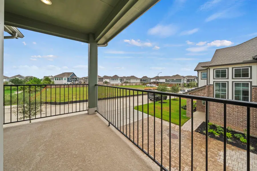 Exterior details and patio area of a home in , Katy (Image 3).