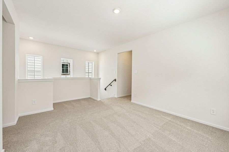 Spacious, unfurnished interior of a new home in Cole Creek Crossing, Houston (Image 26). Spacious, unfurnished interior of a new home in Cole Creek Crossing, Houston (Image 26).