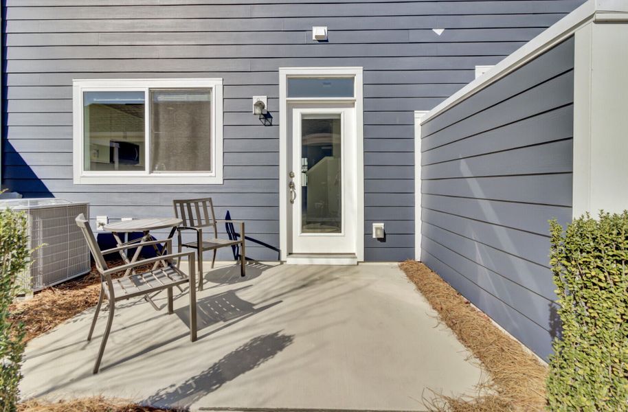 Exterior details and patio area of a home in , Summerville (Image 33).
