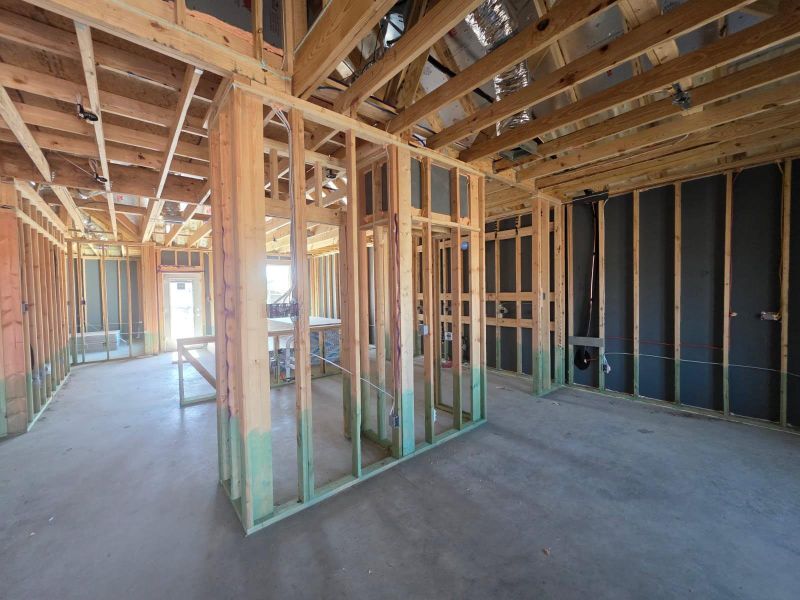 In-progress construction of a new home in , Brenham, TX (Image 7).