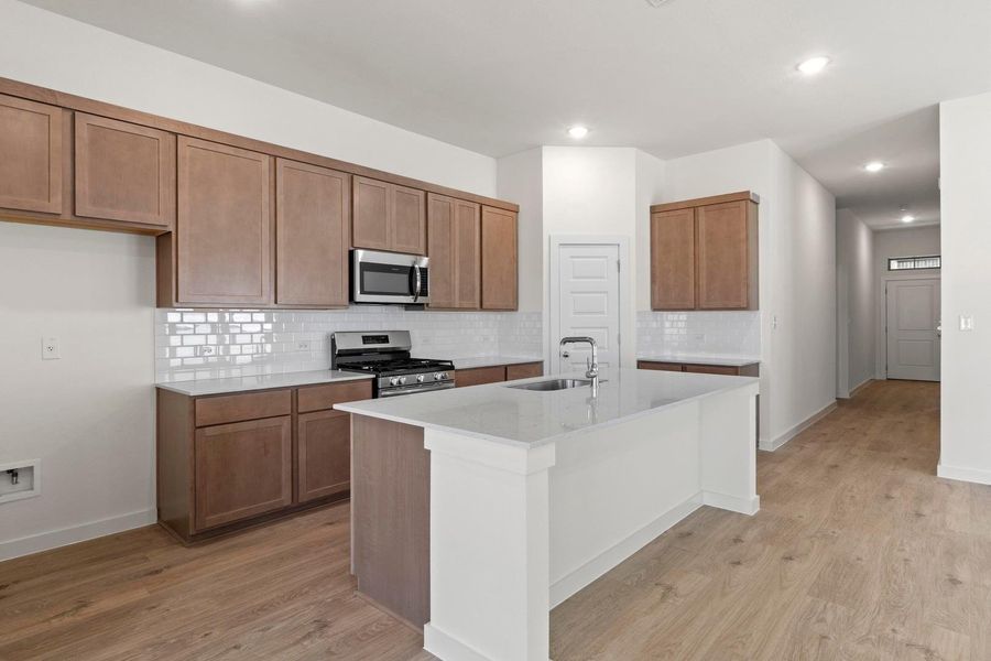 Furnished interior view inside a new home in Prairie Winds, Hutto (Image 5).
