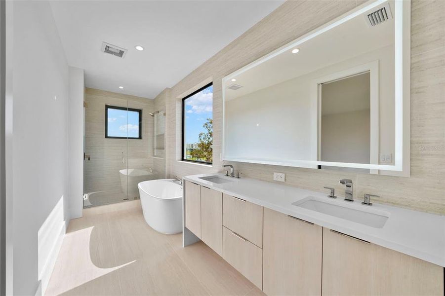 Furnished interior view inside a new home in , Tampa (Image 10).