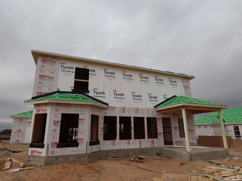In-progress construction of a new home in Hickory Ridge, Elmendorf, TX (Image 18). In-progress construction of a new home in Hickory Ridge, Elmendorf, TX (Image 18).