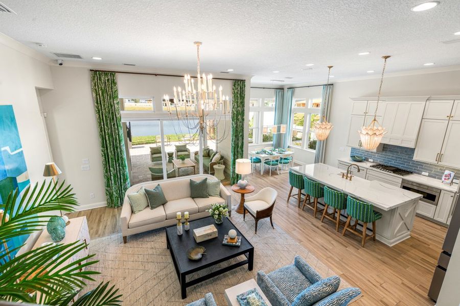 Representative furnished interior of a home built from the Sawyer by Riverside Homes in Mariposa at EverRange, Jacksonville (Image 71).