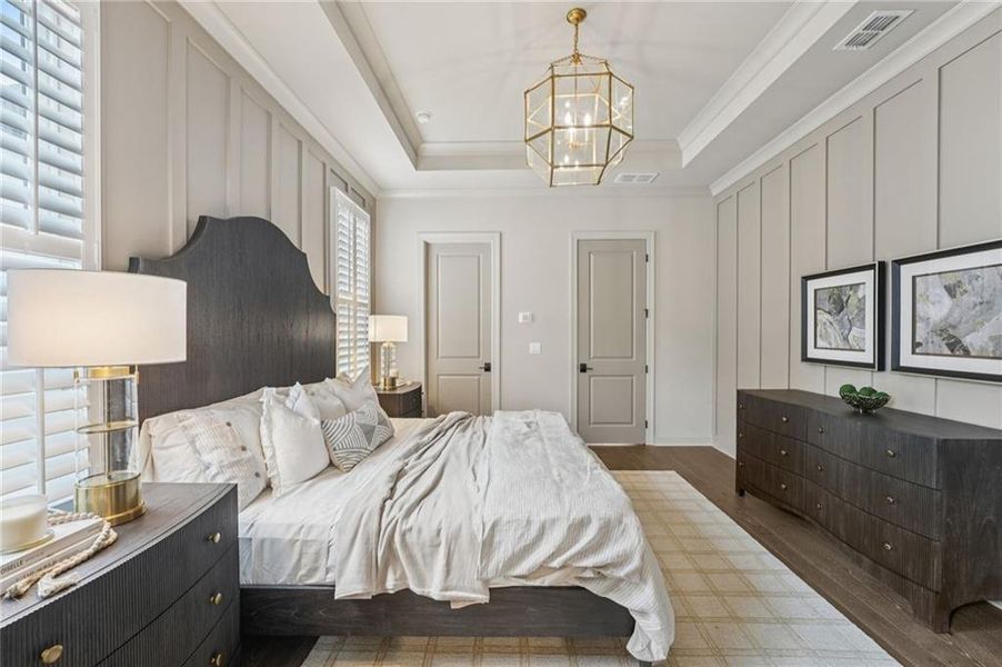 Furnished interior view inside a new home in Promenade at Sawnee Village, Cumming (Image 32).