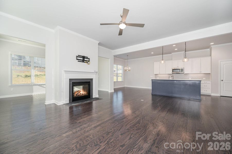 Wide open great room/kitchen/breakfast space, fabulous for entertaining friends and family. Wide open great room/kitchen/breakfast space, fabulous for entertaining friends and family.