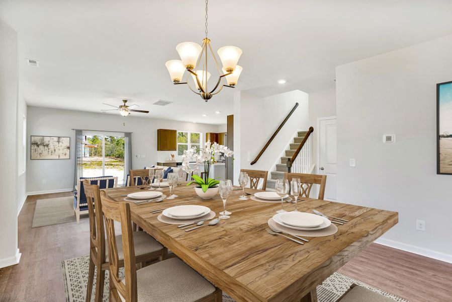Representative furnished interior of a home built from the Metcalf by McKee Homes in Bedford, Raeford (Image 9).