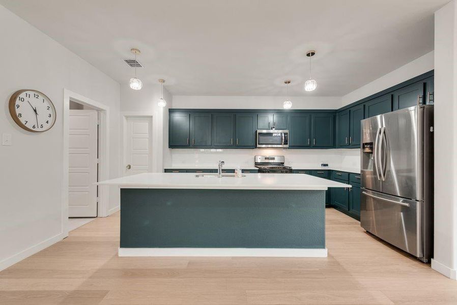 Furnished interior view inside a new home in Tesoro at Chisholm Trail Ranch, Crowley (Image 12).