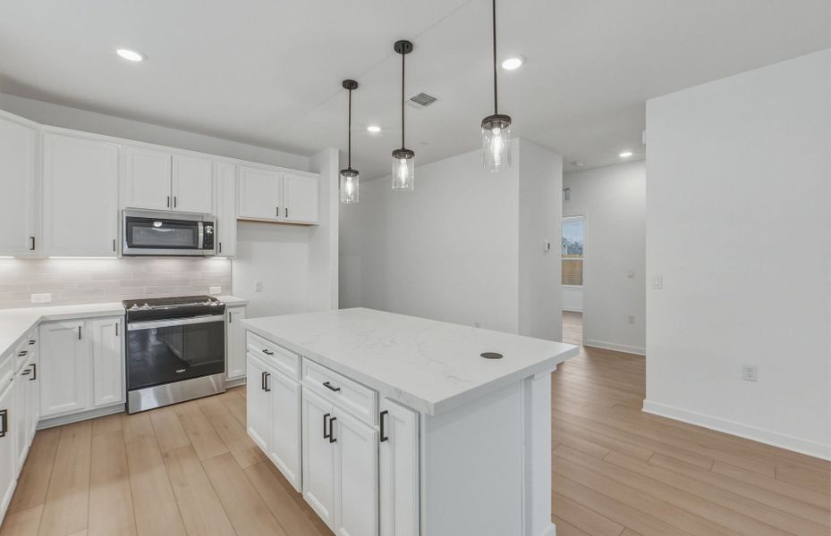 Furnished interior view inside a new home in Woodside, Georgetown (Image 5).