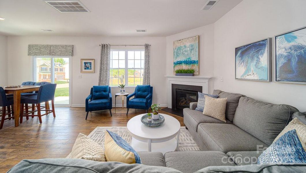 Furnished interior view inside a new home in Nolen Farm, Gastonia (Image 8).