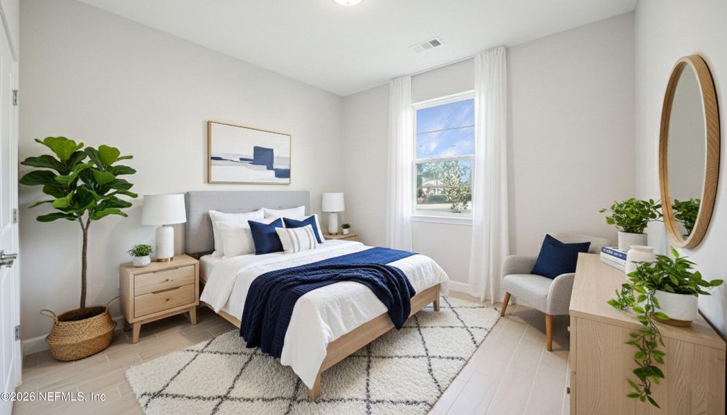 Furnished interior view inside a new home in , Palm Coast (Image 14). Furnished interior view inside a new home in , Palm Coast (Image 14).