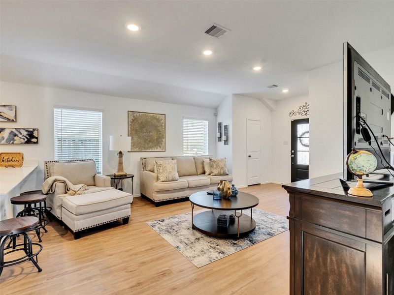 Furnished interior view inside a new home in Tavola: Gulf Coast Collection, New Caney (Image 8).