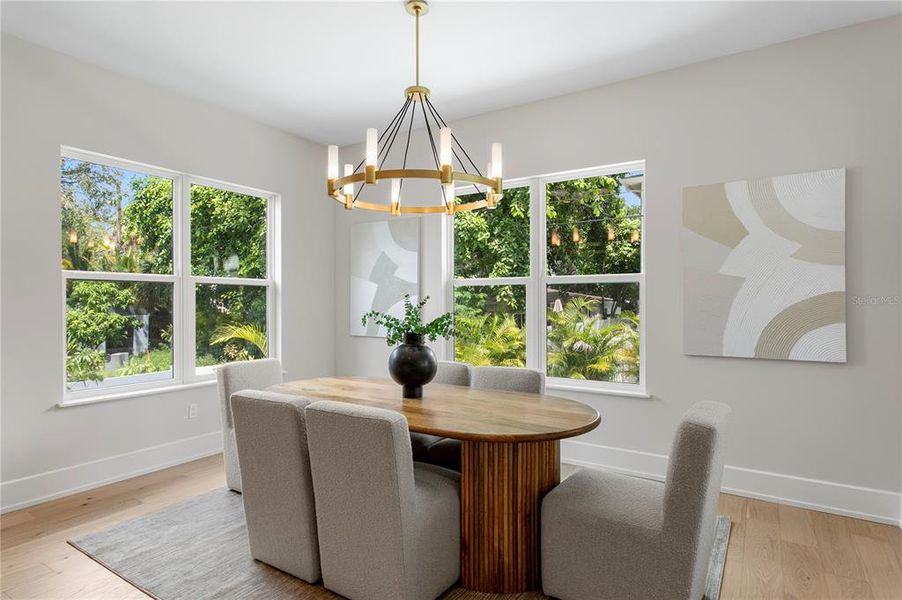 Furnished interior view inside a new home in , Tampa (Image 61).
