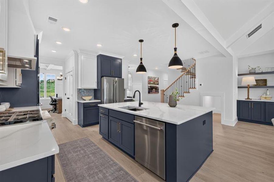 Furnished interior view inside a new home in Livingstone Park, Kennesaw (Image 32).