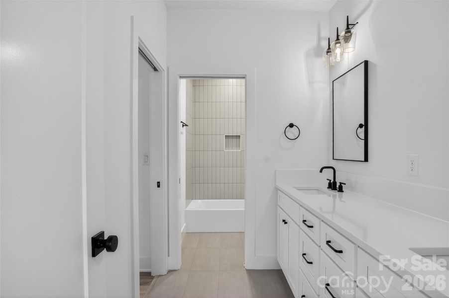 Furnished interior view inside a new home in , Charlotte (Image 14). Furnished interior view inside a new home in , Charlotte (Image 14).