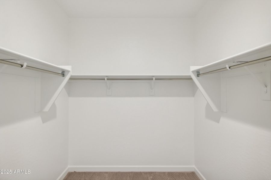 Primary closet Primary closet