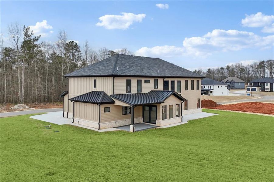 Exterior details and patio area of a home in , Auburn (Image 31).