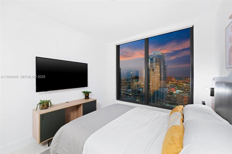 Furnished interior view inside a new home in , Miami (Image 12).